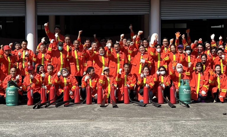 Basic Fire Fighting and Evacuation Drill 2024 by THAI Catering